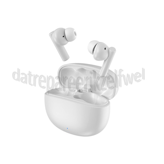 Foto van Musthavz Oordopjes True Wireless Earphone ANC, Wit Bluetooth versie 5.4, 3/4 uur Batterijduur 