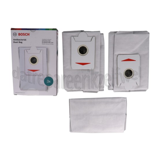 Foto van Bosch Stofzuigerzak Antibacterial Dust Bag Spotless Spotless Max en Spotless Max Cam 