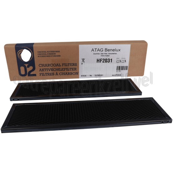 Foto van Atag Filter LongLife koolstoffilter, 2 stuks 