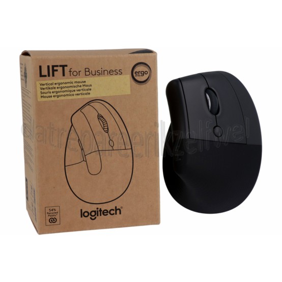 Foto van Logitech Muis Ergonomisch, Verticaal 4000 DPI, Draadloos, Rechtshandig 