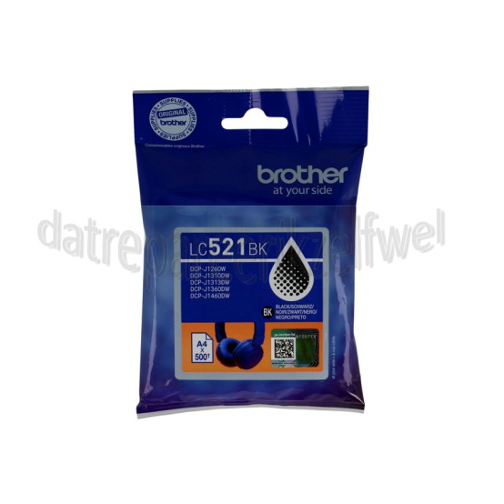 Foto van Brother Inktcartridge LC521 Black DCP-J1260W, DCP-J1310DW, DCP-J1313DW, DCP-J1360DW 