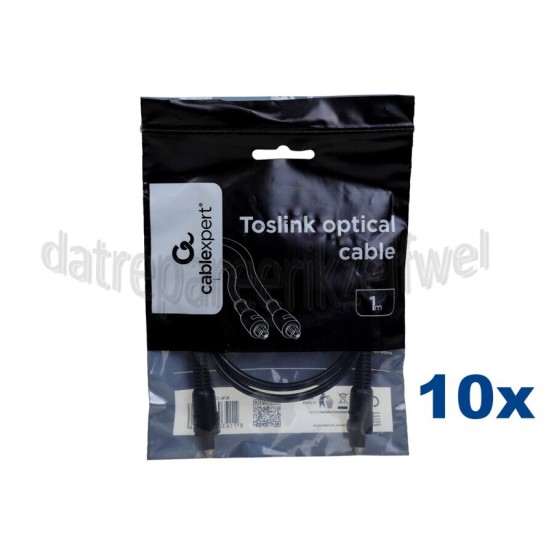 Foto van Optische Kabel Toslink 1 Meter Digitale audioverbindingen 