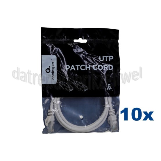 Foto van UTP/Netwerk kabel UTP CAT6 Netwerkkabel, RJ45 Male - RJ45 Male 1,5 Meter 