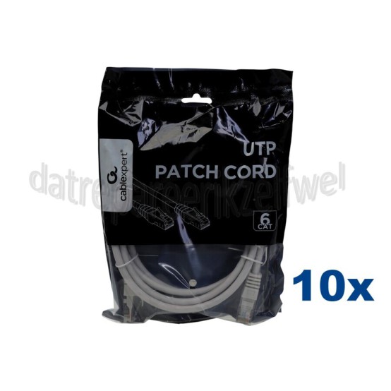 Foto van UTP/Netwerk kabel UTP CAT6 Netwerkkabel, RJ45 Male - RJ45 Male 2 Meter 
