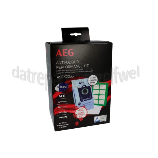 Foto van AEG Stofzuigerzak S-Bag Anti-Odour Performance Kit Airmax, Oxygen+, Jetmaxx 