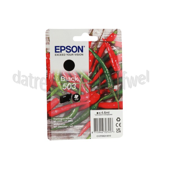 Foto van Epson Inktcartridge 503 Black XP5200, 5205, WF2960DWF, 2965DWF 