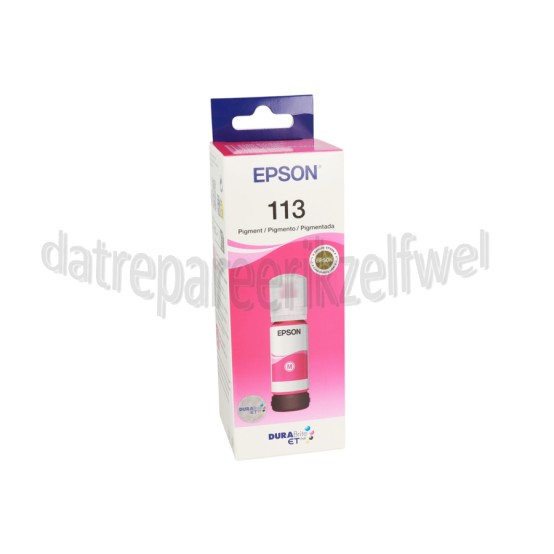 Foto van Epson Inktcartridge Ecotank 113 Magenta ET5150, ET5180, ET5800, ET16600, ET16650, ET16680 