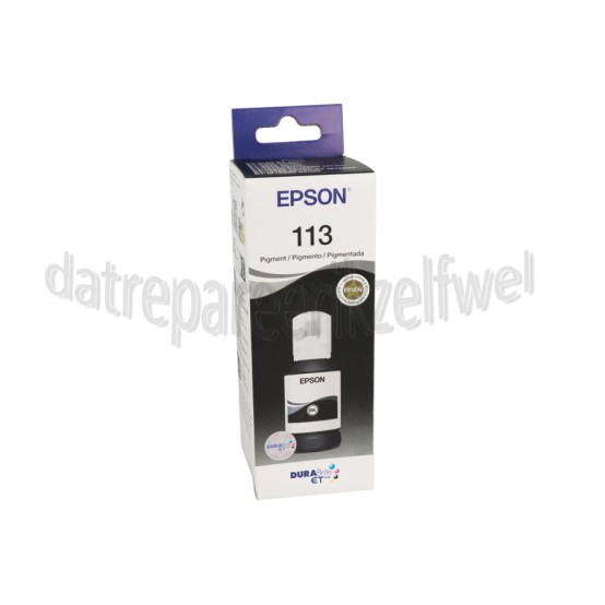 Foto van Epson Inktcartridge Ecotank 113 Black ET5150, ET5180, ET5800, ET16600, ET16650, ET16680 