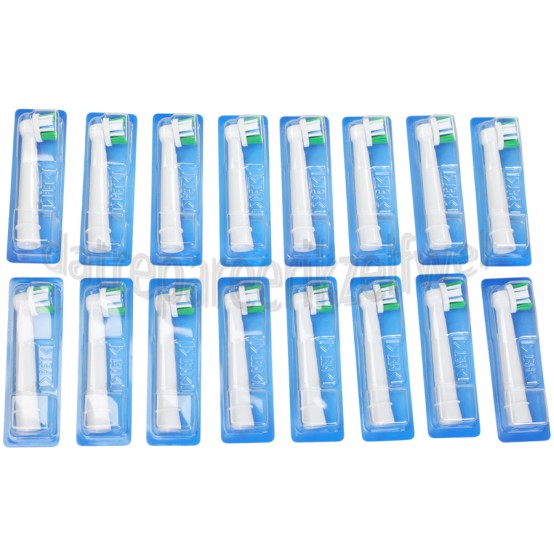 Foto van OralB Tandenborstelset Precision Clean, Wit, 16 Stuks Oral-B tandenborstels 