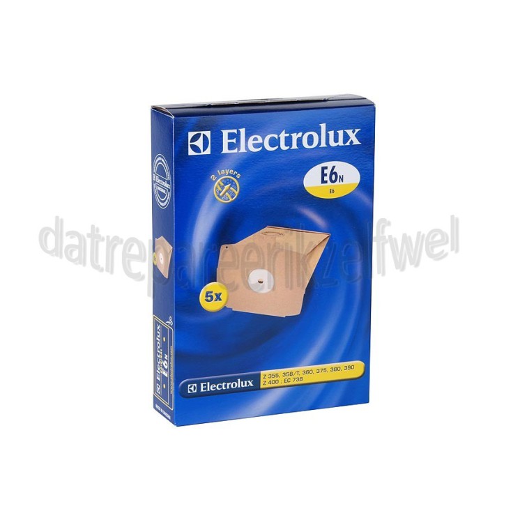 Foto van Electrolux Stofzuigerzak E6 Z358-360, D715-720-725 
