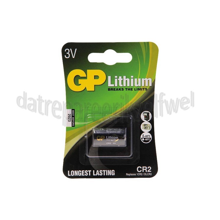 Foto van GP Batterij Foto batterij DLCR2 3V Lithium 
