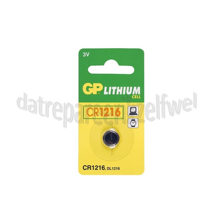 Foto van GP Batterij knoopcel lithium 3V CR1216 