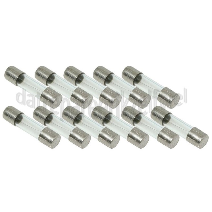 Foto van Glaszekering glaszekering 5 x 20 mm traag 4 A 