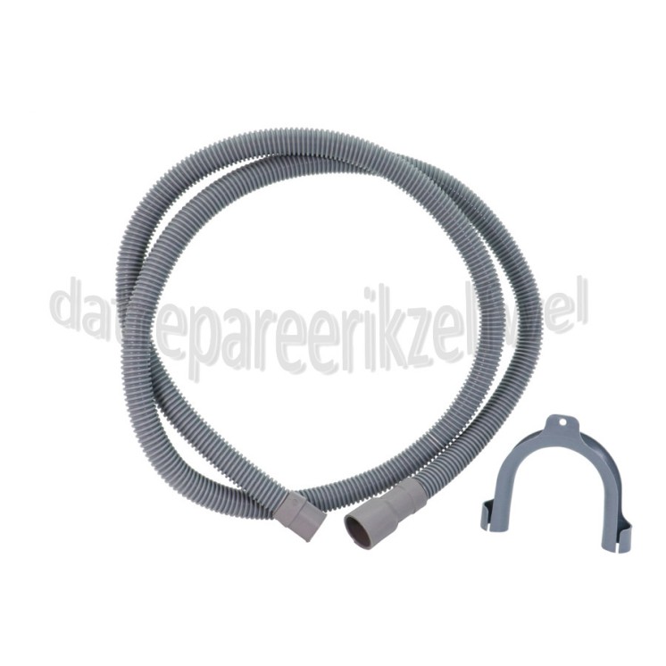 Foto van Whirlpool Slang pomp afvoer Afv.slang 2 mtr Recht/Recht 22mm 