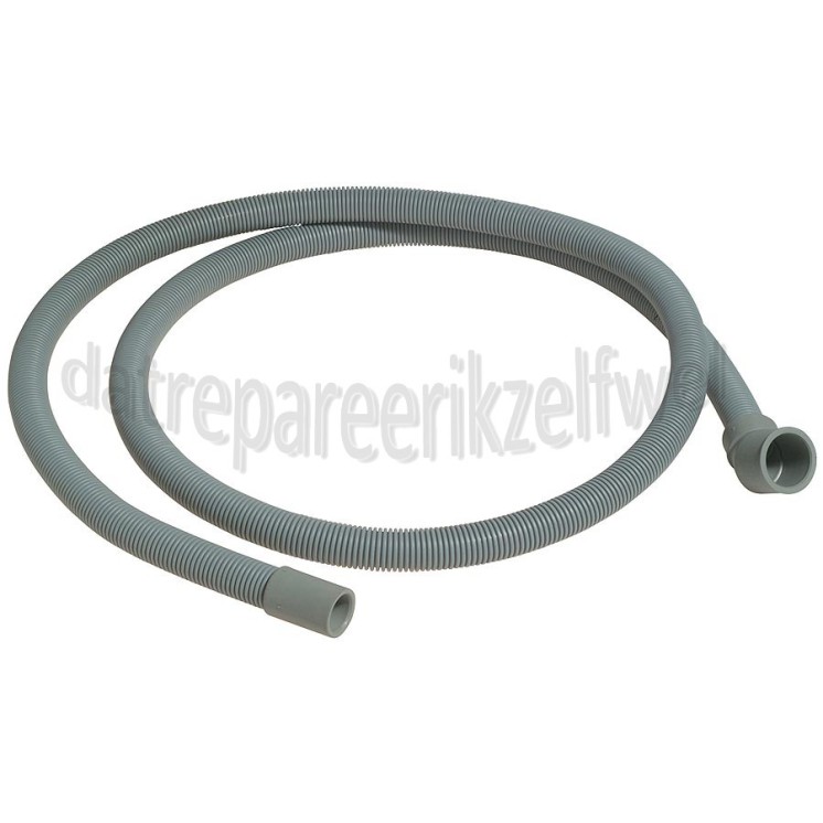 Foto van Smeg Slang Afvoer met knik 28x18mm L=190 