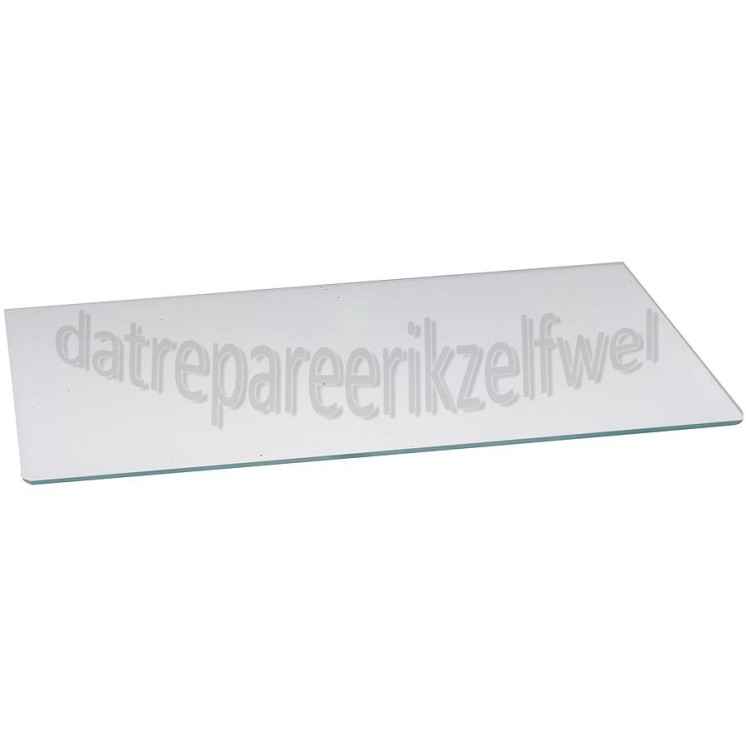Foto van Bauknecht Glasplaat 51,4x30cm safeglass KR30560,KR34562, 