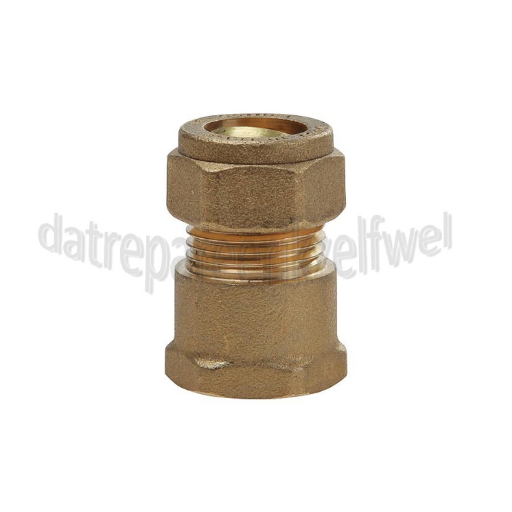Foto van Dps Knelkoppeling recht 1/2'binnen x 15mm 