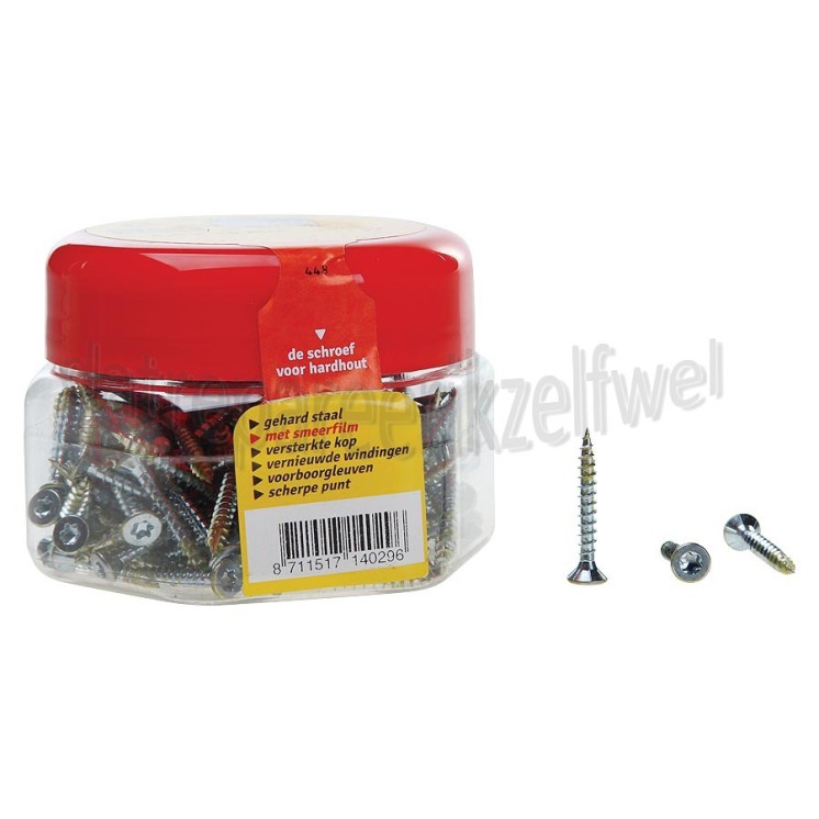 Foto van Deltafix Schroef Gold-top platkop torx verzinkt 4,0x30mm 