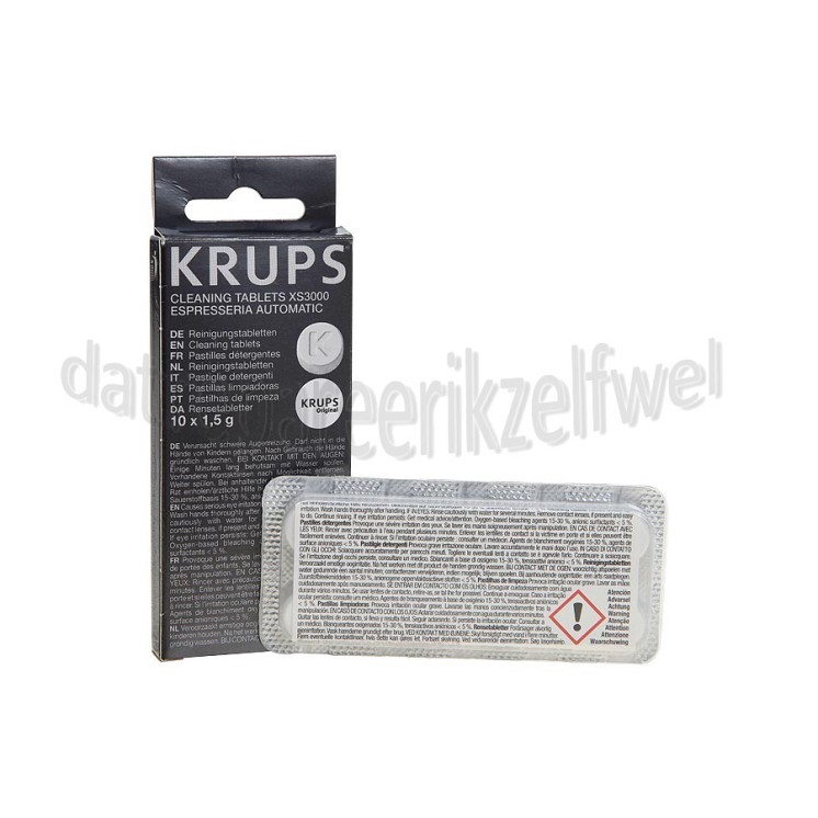 Foto van Krups Reiniger Reinigingstabletten 10 st XP7200 