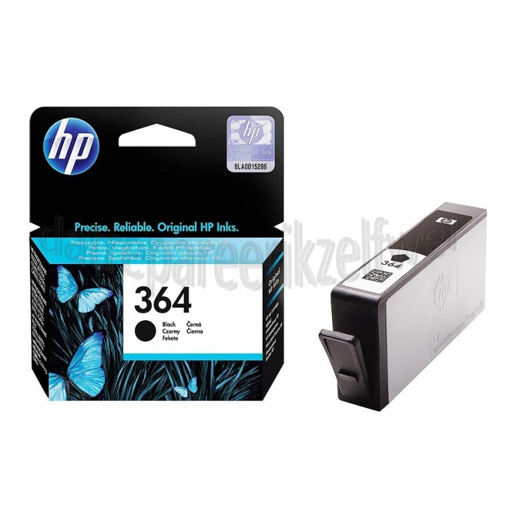 Foto van HP Hewlett-Packard Inktcartridge No. 364 Black Photosmart C5380, C6380 