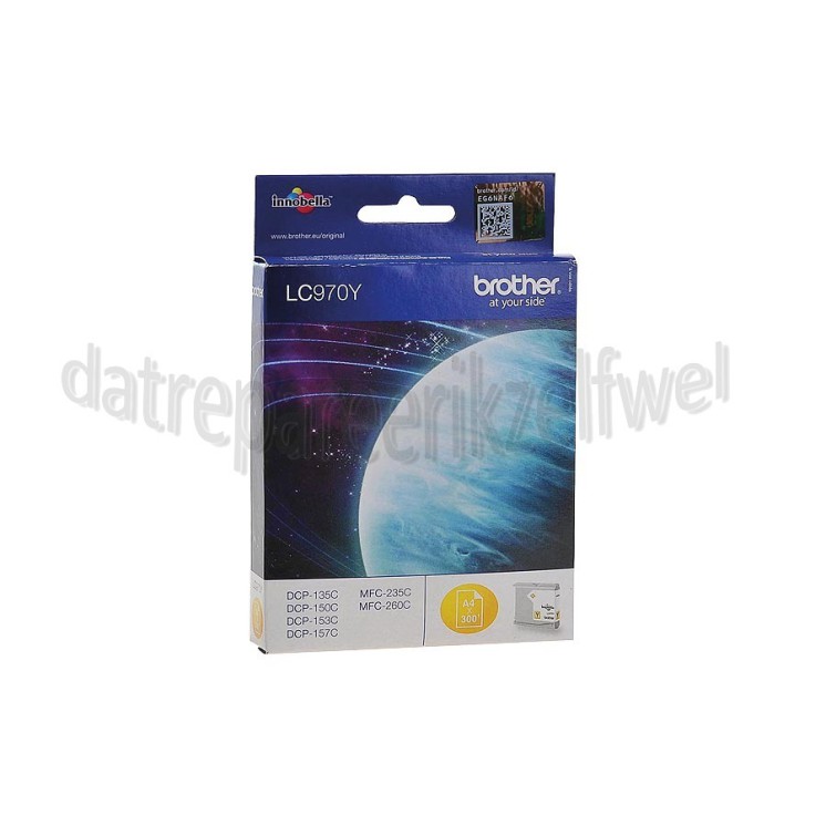 Foto van Brother Inktcartridge LC 970 Yellow DCP135C, DPC150C, DPC153C 