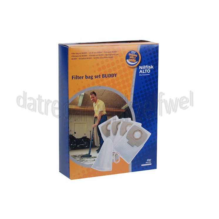Foto van Nilfisk Stofzuigerzak Synthetisch 4+1 natfilter Buddy 