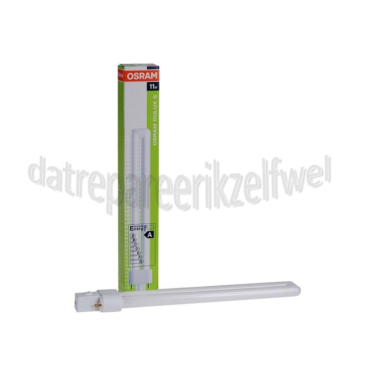 Foto van Osram Spaarlamp Dulux S 2 pins CCG 900lm G23 11W 840 friswit 