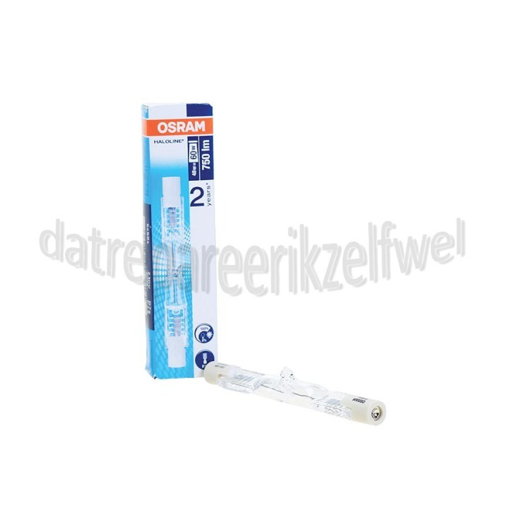 Foto van Osram Halogeenlamp Halogeen buislamp 74.9mm R7s 48W 230V 700lm 