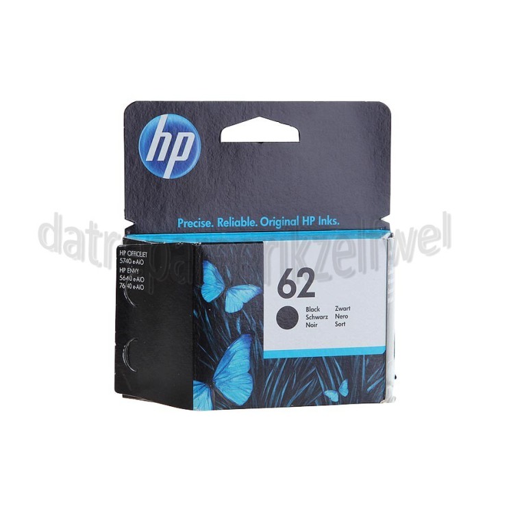 Foto van HP Hewlett-Packard Inktcartridge No. 62 Black Officejet 5740, Envy 5640, 7640 