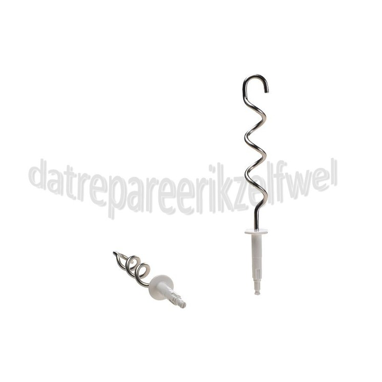 Foto van Braun Deeghaak Set, wit, van mixer M700, M800, M890, M1000 
