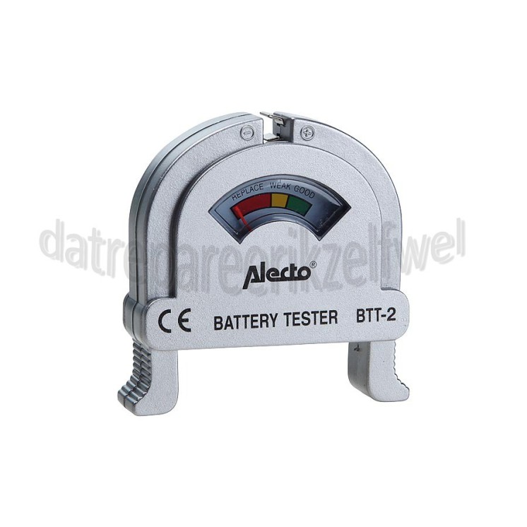 Foto van Tester Alecto Batterijtester AAA,AA,C,D,9V,knoopcellen 