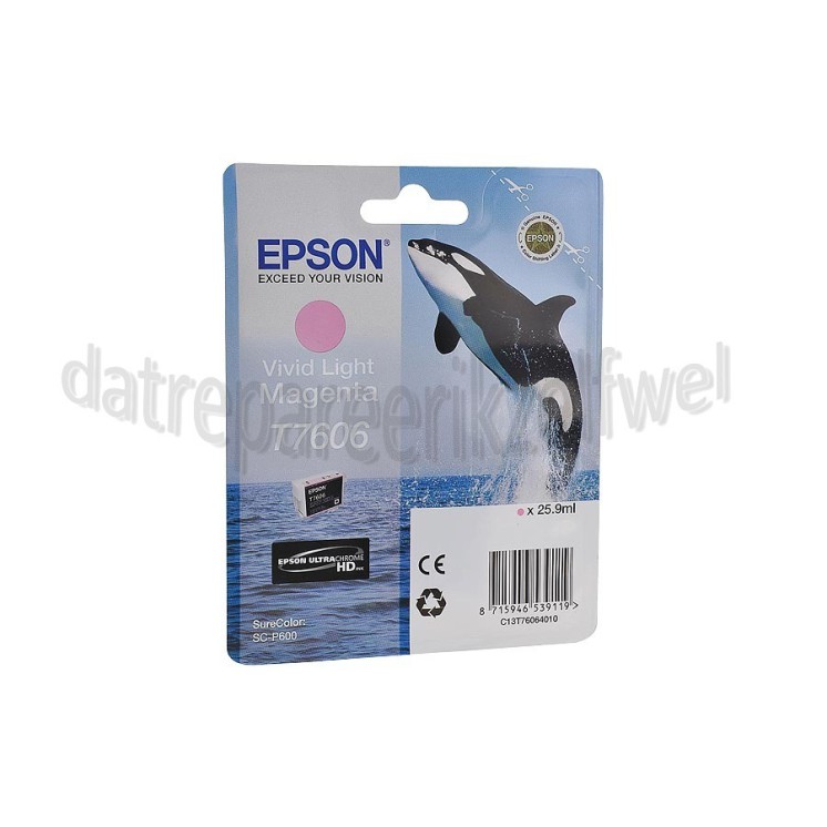 Foto van Epson Inktcartridge T7606 Light Magenta Vivid SureColor SC-PC600 