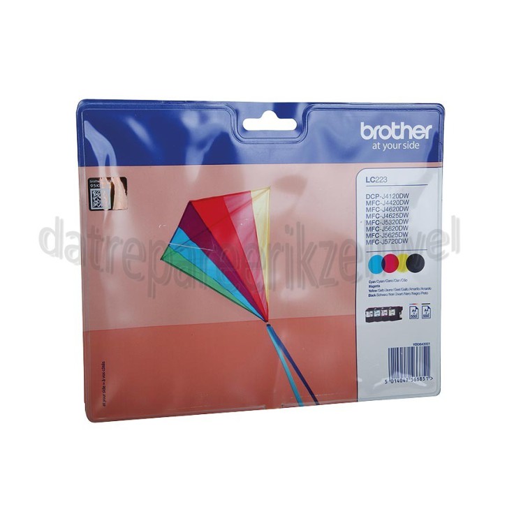 Foto van Brother Inktcartridge LC-223 Multipack BK/C/M/Y DCP-J4120DW, MFC-J4420DW, MFC-J4620DW 