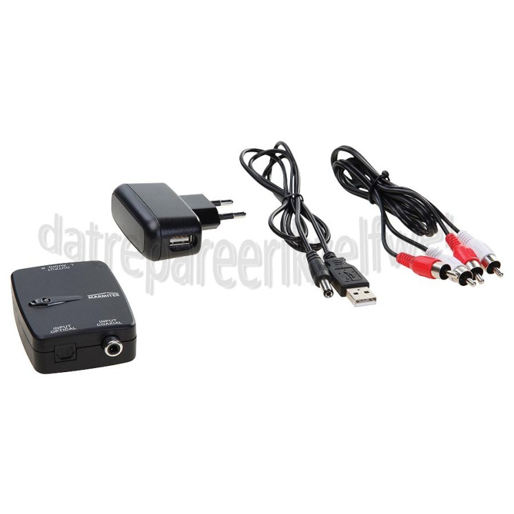 Foto van Marmitek Converter Connect DA21 Digitaal naar stereo audio converter 