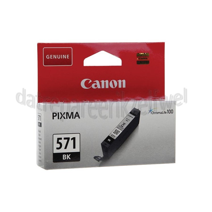 Foto van Canon Inktcartridge CLI 571 Black Pixma MG5750, Pixma MG5751, Pixma MG6850 