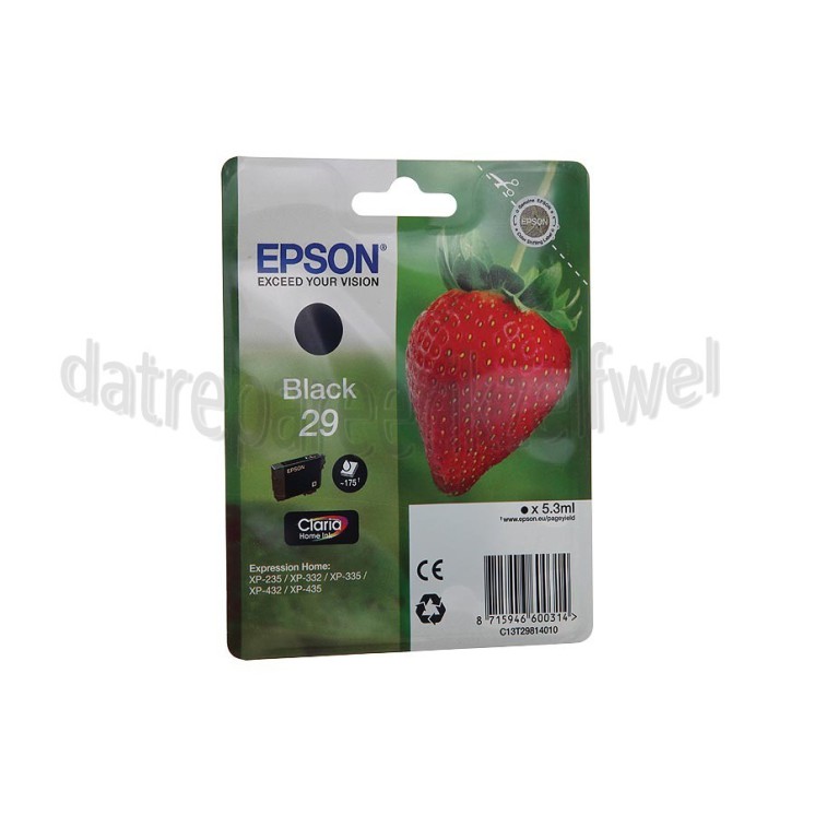 Foto van Epson Inktcartridge 29 Black XP235, XP332, XP335, XP455 