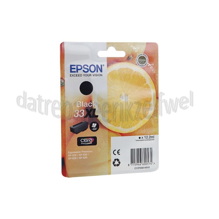 Foto van Epson Inktcartridge 33XL Black XP530, XP630, XP635, XP830 