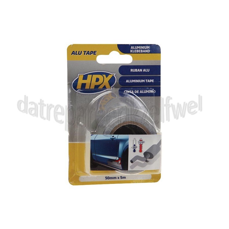 Foto van HPX Tape Aluminium Tape Reparatie Afdichtingstape, 50mm x 5 meter 