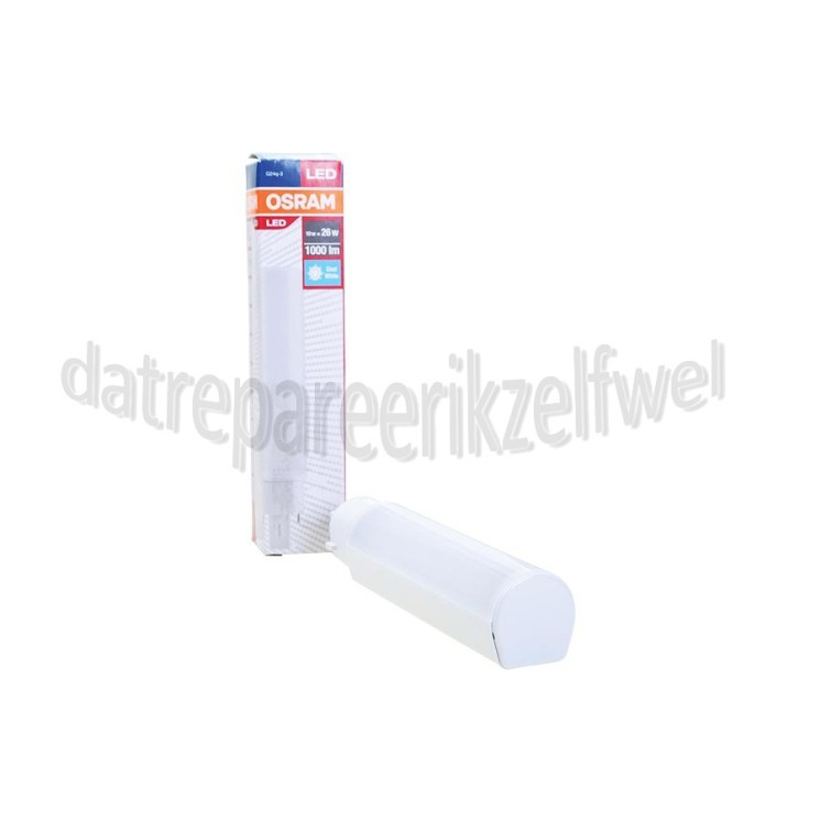 Foto van Osram Ledlamp Dulux D/E LED HF G24q-3 10W 4000K 1000 lumen 