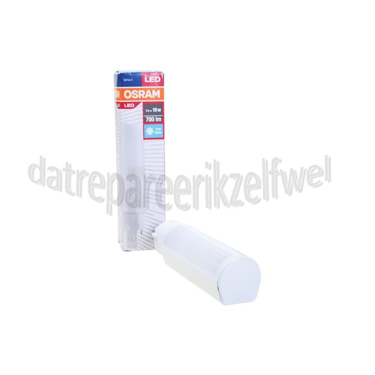 Foto van Osram Ledlamp Dulux D/E LED HF G24q-2 7W 4000K 700 lumen 