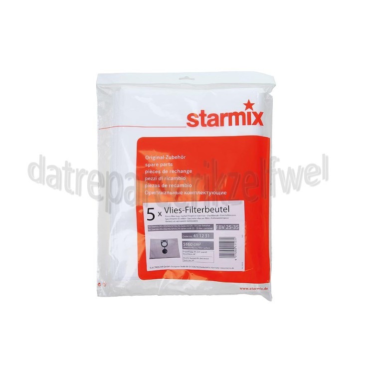 Foto van Starmix Stofzuigerzak 32/35 liter ketels FBV 25/35 micro fleece 