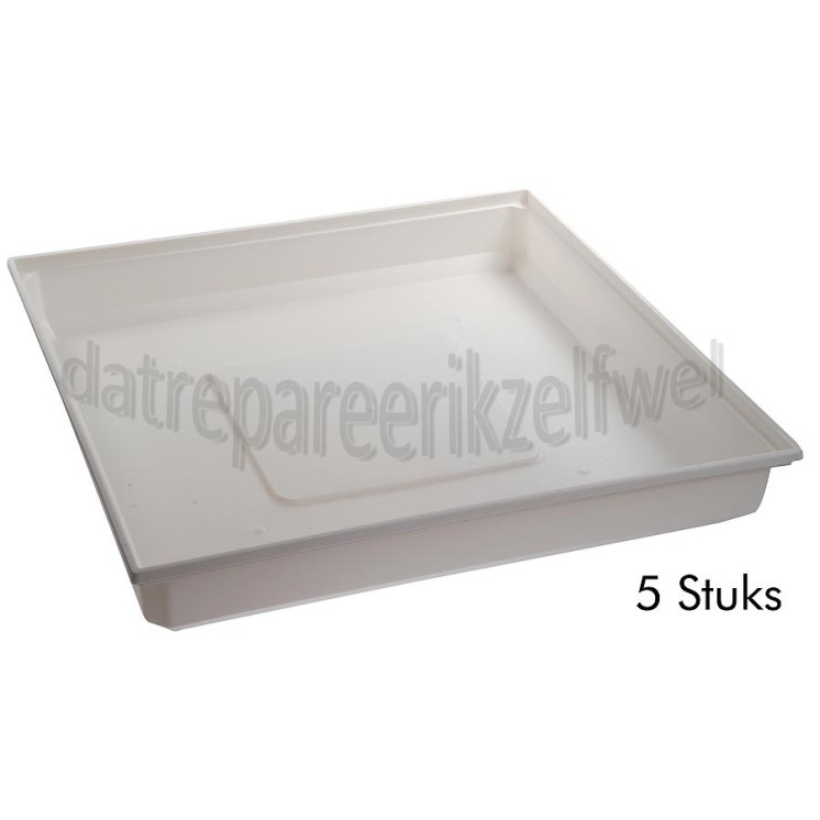 Foto van Lekbak Wasmachine lekbak 70x70x10 per 5stuks 