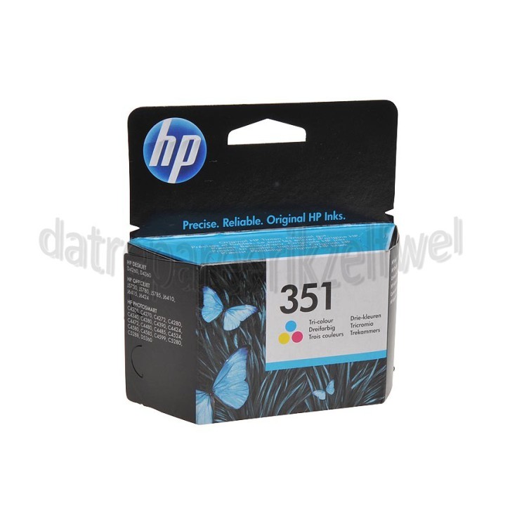 Foto van HP Hewlett-Packard Inktcartridge No. 351 Color Photosmart C4280, C4380 