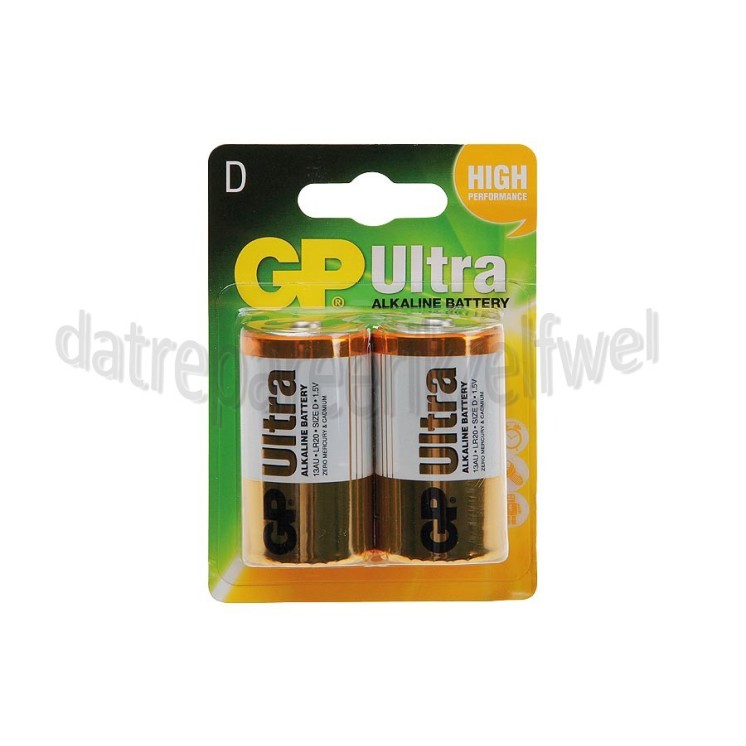 Foto van GP Batterij Grote staaf type D LR20 Ultra Alkaline 