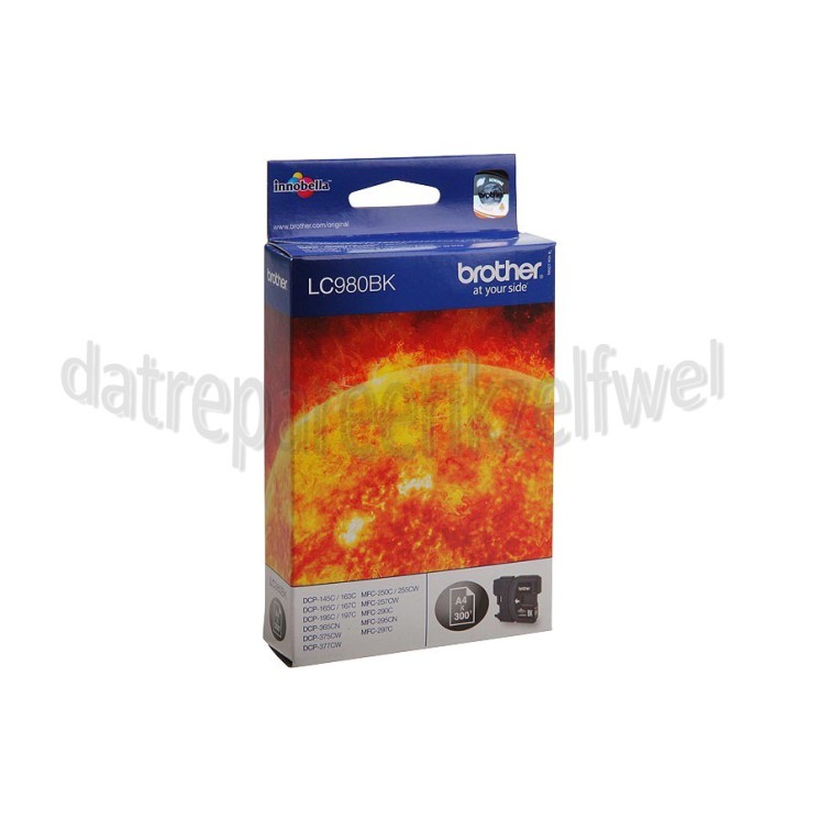 Foto van Brother Inktcartridge LC 980 Black MFC250C, MFC290C, DCP145C 