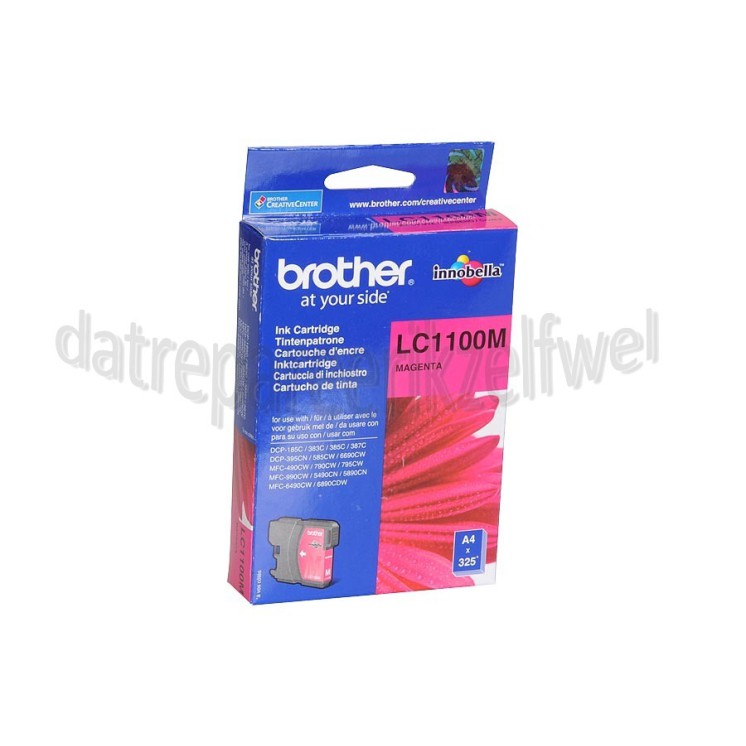 Foto van Brother Inktcartridge LC 1100 Magenta MFC490CW,DCP385C 