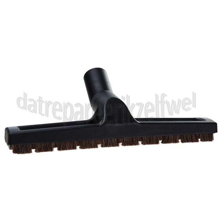 Foto van Easyfiks Parket-zuigmond 35 mm met paardenhaar en wiel o.a. Miele, Siemens, Bosch 
