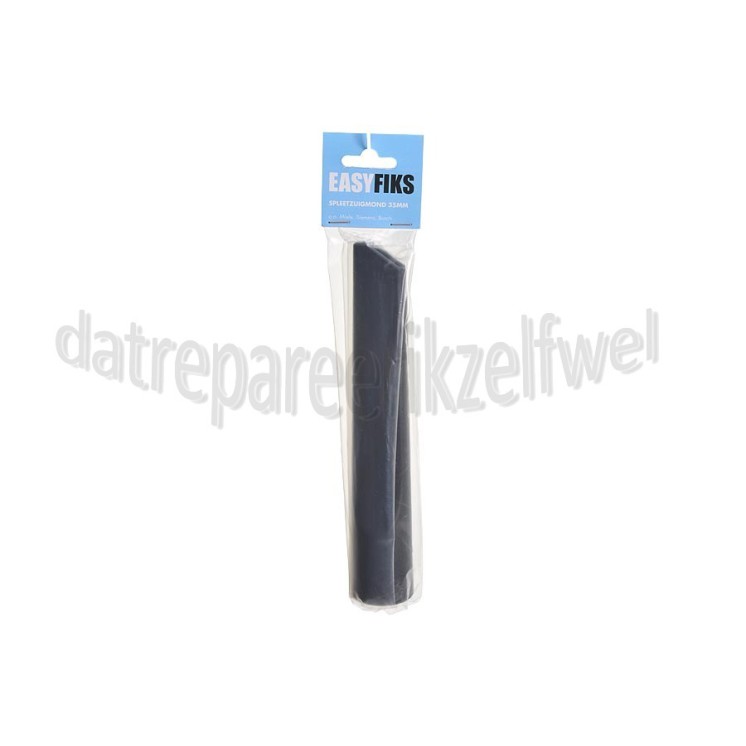 Foto van Easyfiks Zuigmond Spleet 35 mm zwart o.a. Miele National Bosch 