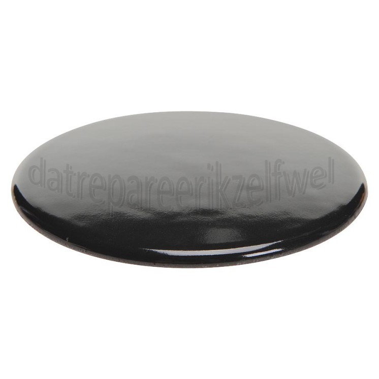 Foto van Ariston-Blue Air Branderdeksel Zwart 75mm normaal PF640E, K242GW, K3G55 