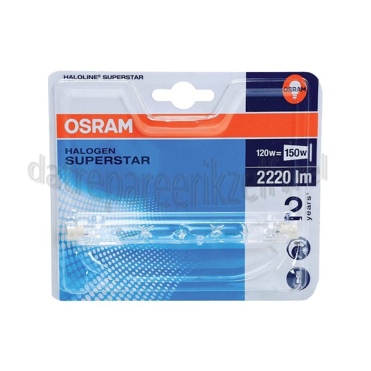 Foto van Osram Halogeenlamp Haloline ESS R7s 114mm Buislamp 120W 230V 2245lm 
